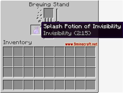 Splash Potion of Invisibility (3:00/2:15) - Wiki Guide - 9Minecraft.Net