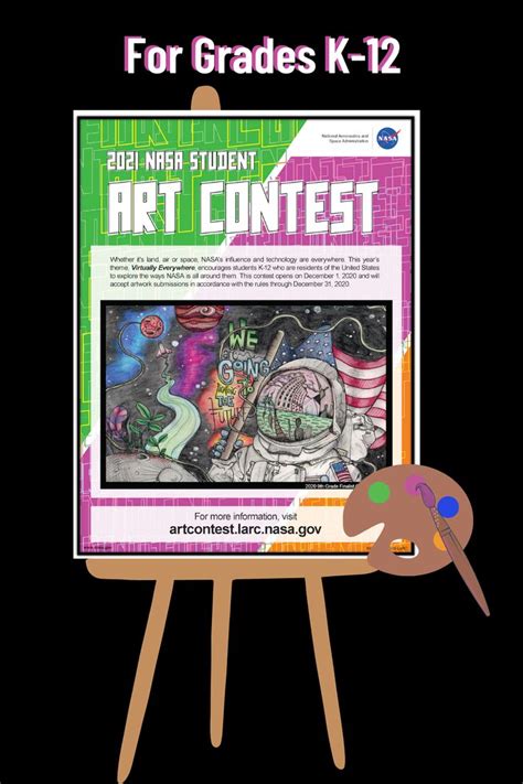 NASA Art Contest (Grades K-12) | Nasa art, Art contest, Nasa