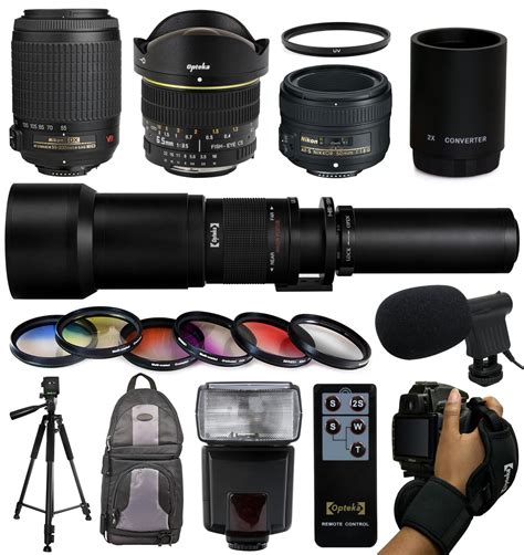 Extreme Lens Bundle + Accessories for Nikon DF D7200 D7100 D7000 D5500 D5300 D5200 D5100 D5000 ...