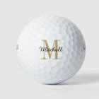 Custom name monogram golf balls for men and women | Zazzle.com