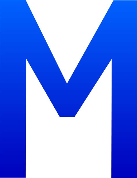 The Letter M - Free Clip Art