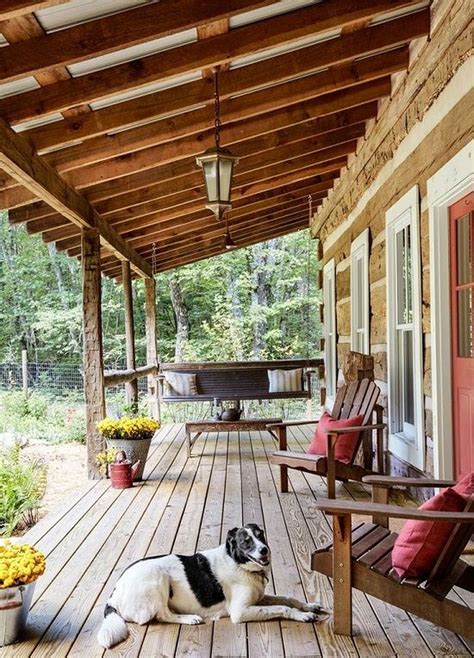 32 Lovely Rustic Porch Ideas To Beautify Your Home - MAGZHOUSE