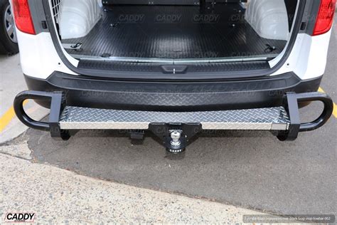 Hyundai iLoad Black Rear Step with Towbar - Caddy Storage Systems