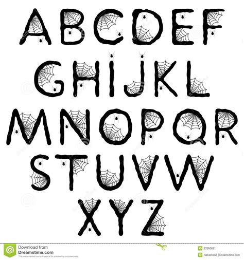 Spooky Halloween Alphabet Letters | Halloween fonts alphabet, Lettering alphabet, Lettering ...