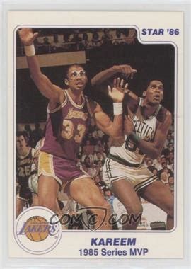 1985-86 Star Los Angeles Lakers 1985 NBA Champs - [Base] #8 - Kareem ...