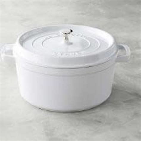 Staub Cocotte Round 7QT White - urbAna