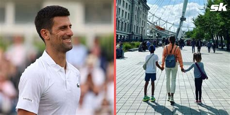 "When in London" - Novak Djokovic's wife takes kids Stefan and Tara on ...