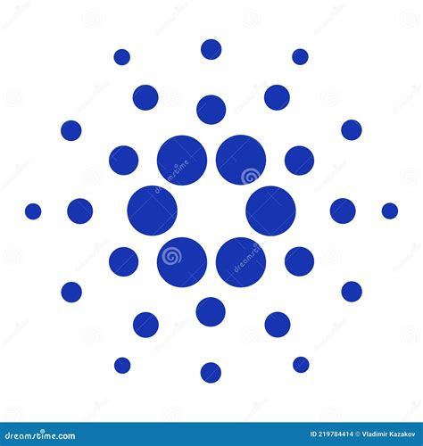 Cardano ADA Token Symbol Of The DeFi Project Cryptocurrency Logo ...