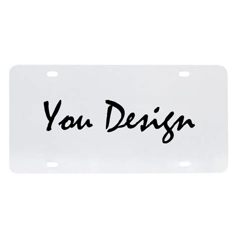 You Design License Plate Full Color – Ingenious Designs by Creative Minds