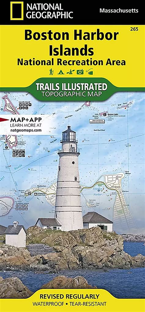 National Geographic Boston Harbor Islands Map | Publiclands