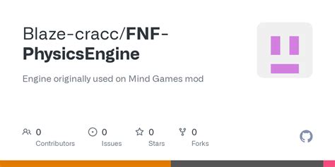 GitHub - Blaze-cracc/FNF-PhysicsEngine: Engine originally used on Mind Games mod