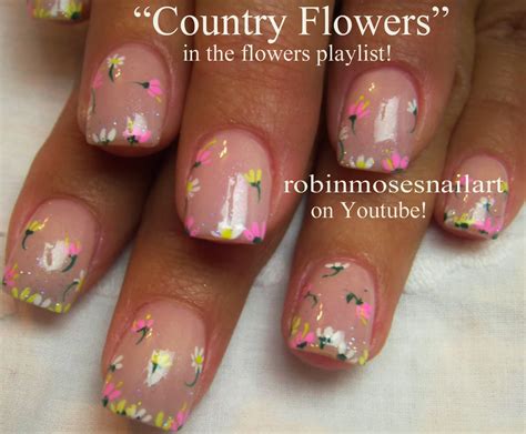 Easy Flower Nail Designs Step By Step