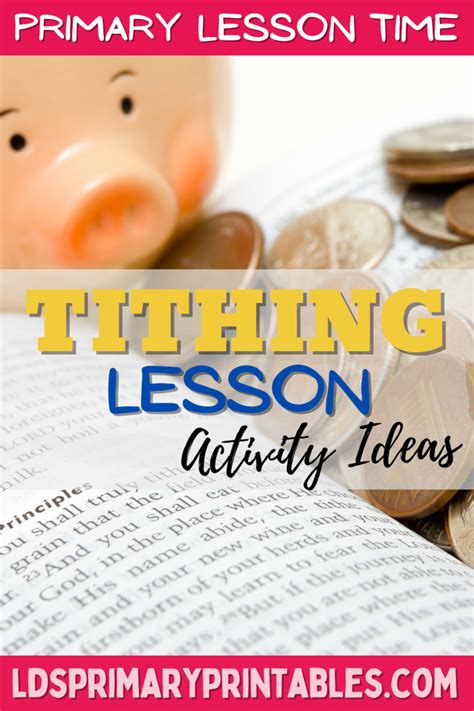 Tithing Lesson Resources(Come Follow Me Families, LDS Primary)