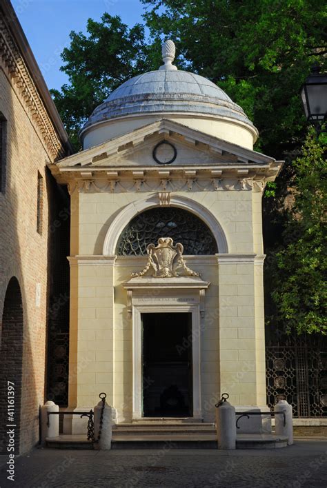 Dante Alighieri tomb in Ravenna, built in 1780. Stock Photo | Adobe Stock