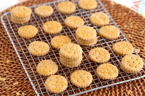 Homemade Ritz Crackers | Whole Grain & Clean Ingredients | Mind Over Munch