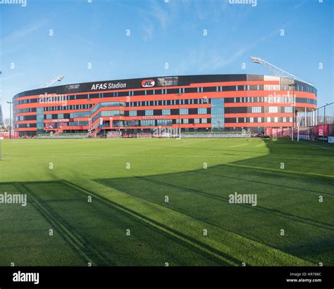 soccer stadium of az alkmaar in the netherlands Stock Photo - Alamy