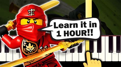 LEGO NinjaGo - Theme song - EASY Piano tutorial Acordes - Chordify