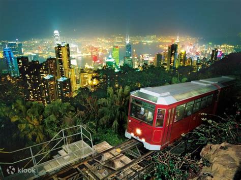 [Hong Kong at night] Old Town Central + Ding Ding Car + Victoria Peak ...