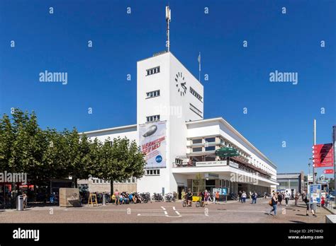 Zeppelin Museum, exterior view, Friedrichshafen, Baden-Wuerttemberg ...