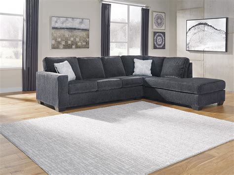 Ashley Altari Modern Sectional Sofa- Slate Color