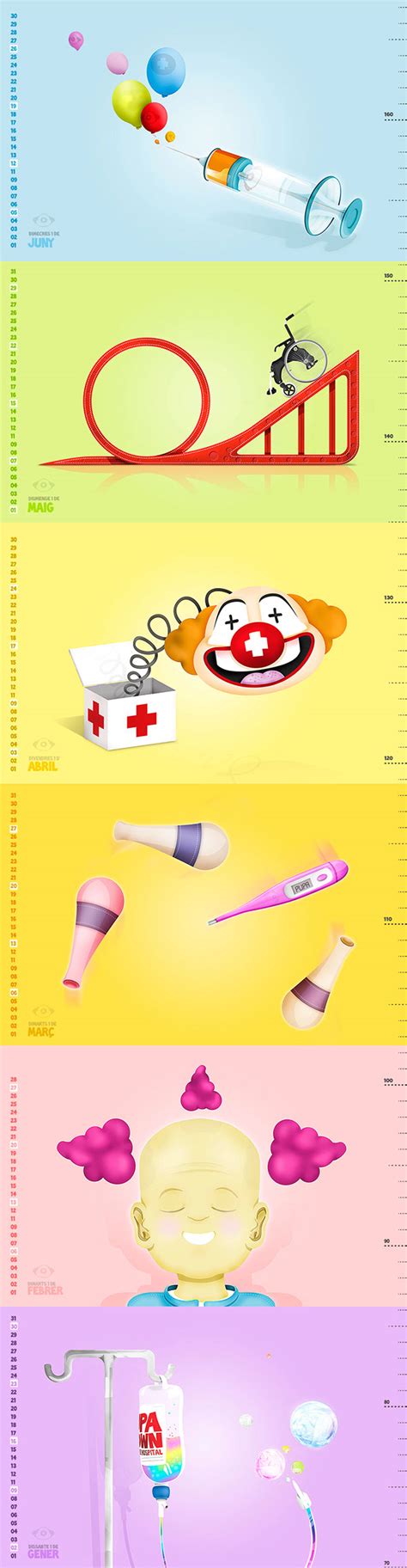 Charity calendar on Behance