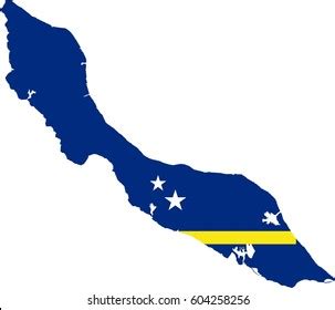 Map Curacao Curacao Flag Colors Stock Illustration 437343991 | Shutterstock