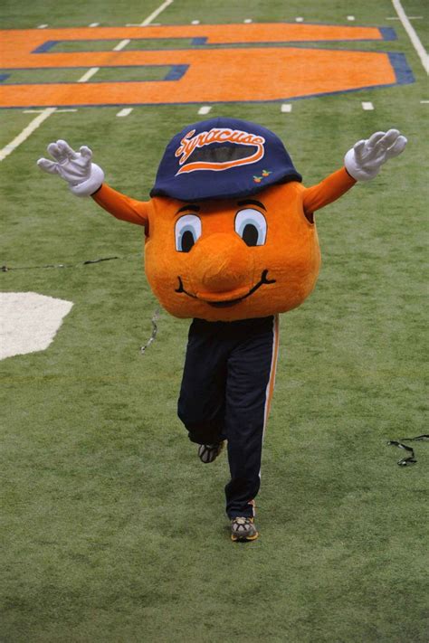 Otto, the Syracuse university Mascot | Syracuse football, Mascot, Syracuse university