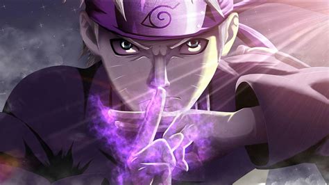 Naruto Uzumaki Purple Power Live Wallpaper