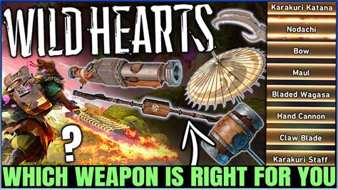 Wild Hearts - Which Weapon is Best For You? All 8 Weapons Breakdown - Karakuri Staff, Cannon ...