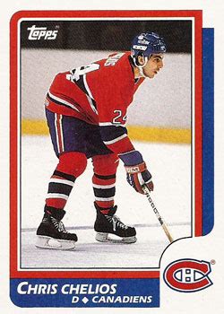 CHRIS CHELIOS hockey cards value and stats