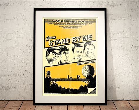 Stand by Me Movie Print, Poster · Lamplight Design Co · Online Store ...