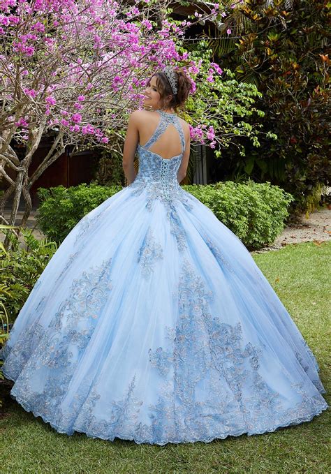 Sky Blue Butterfly Quince Dress - Butterfly Mania