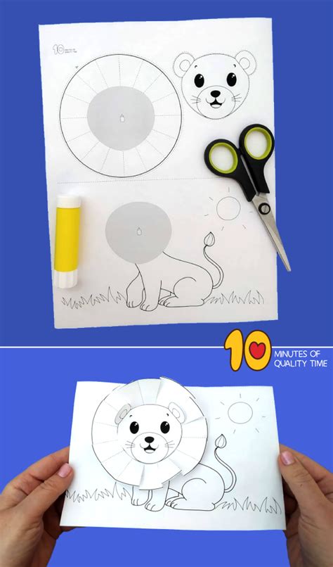 L Is For Lion Craft Template