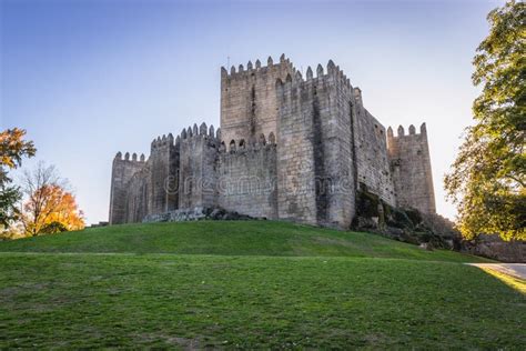 Castle in Guimaraes stock image. Image of tourist, fortress - 108146165