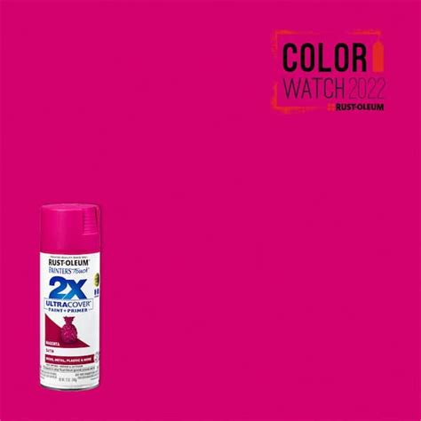 Rust-Oleum Painter's Touch 2X 12 oz. Satin Magenta General Purpose Spray Paint 334087 - The Home ...