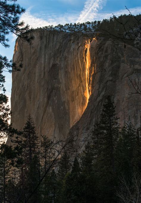 Firefall at Horsetail Fall in Yosemite National Park - Parkcation