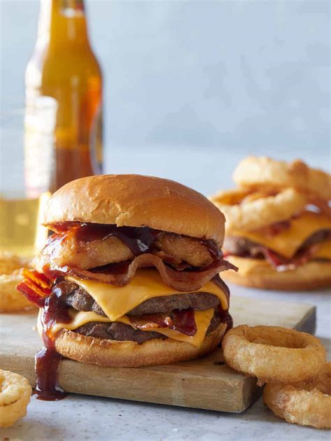 Bacon Western Double Cheeseburger | Spoon Fork Bacon