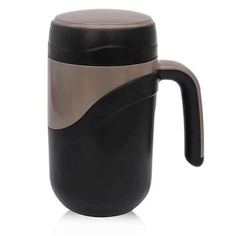 Tall Ceramic Lined Coffee Travel Mugs with Lid and Handle,13OZ Insulated Gift Coffee Tumbler ...