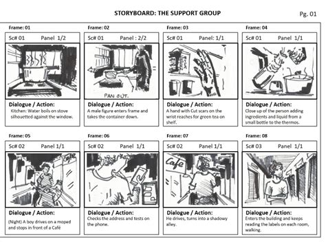 Blank Storyboard Examples