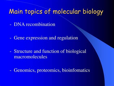 PPT - A brief history of Molecular biology PowerPoint Presentation, free download - ID:3045395