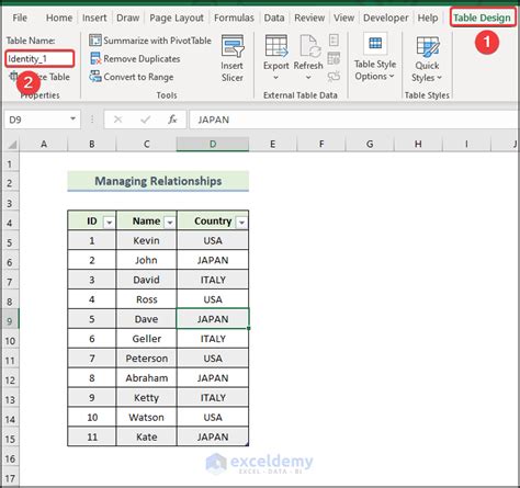 How to Manage Relationships in Excel (with Detailed Steps)