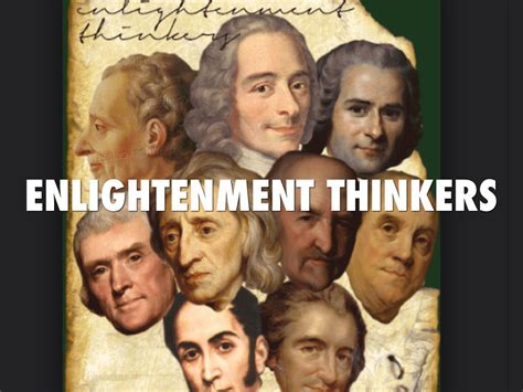 Enlightment Thinkers by Victoria Pereira