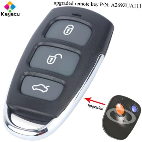 KEYECU Replacement 2 Buttons Upgraded Remote Car Key Fob for Subaru ...