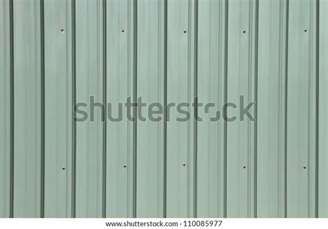 Corrugated Metal Siding Texture Stock Photo (Edit Now) 110085977