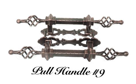 Black Wrought Iron Door Pull Handles | Universal Iron Doors