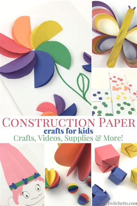 97 easy construction paper crafts. Kid approved and amazing ...