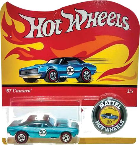 2018 Hot Wheels 50th Anniversary Redline Replica Custom '67 Mustang NEW ...