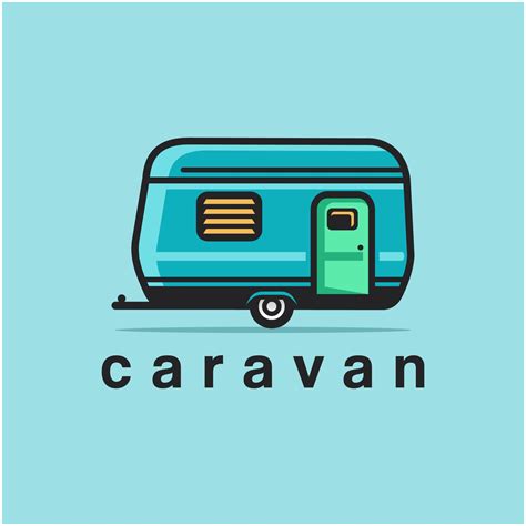 retro rv trailer camper vector illustration isolated 3186250 Vector Art ...