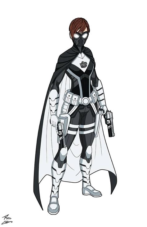 Noir OC commission by phil-cho on DeviantArt Superhero Suits, Superhero Masks, Superhero ...