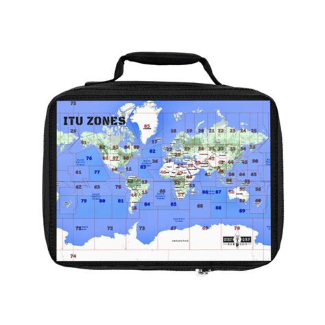 ITU Zone Map QRP Ham Radio Padded Case - Etsy